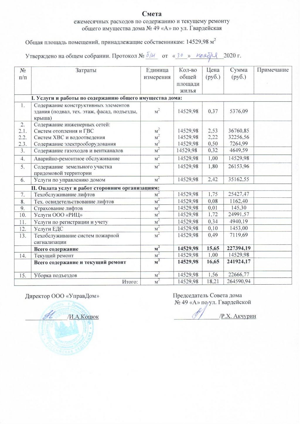 Управление дома ул. Гвардейская 49А — 2021 — УправДом